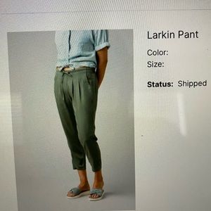 Prana Larkin pant in Olive green